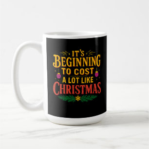Caneca De Café Está começando a custar muito como o Natal engraça