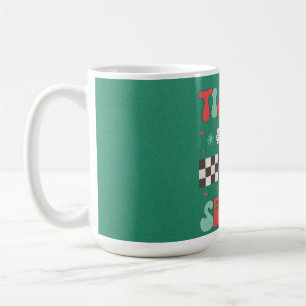 Caneca De Café Esta É A Época De Natal Groovy Retro Xmas