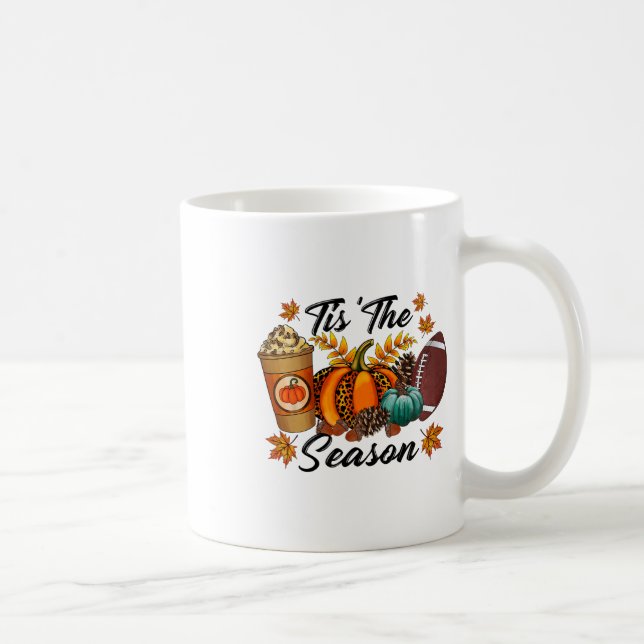 Caneca De Café Esta É A Época Pumpkin Spice Pegbyll Fall Folhas (Direita)