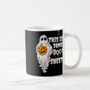 Caneca De Café Esta É A Folha De Boo Ghost Retro Halloween Costum