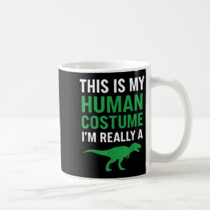 Caneca De Café Esta É A Minha Figurinha Humana Eu Sou Um T-rex En