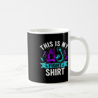 Caneca De Café Esta É A Minha Luta Contra A Prevenção Do Suicídio