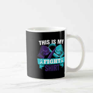Caneca De Café Esta É A Minha Luta Contra A Prevenção Do Suicídio
