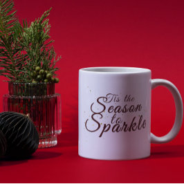 Caneca De Café Esta é a temporada para Sparkle, elegância de Nata