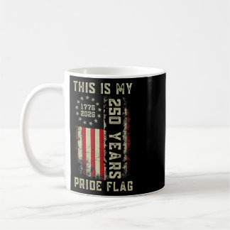 Caneca De Café Esta É Minha Bandeira do Orgulho 250 Anos 1776-202
