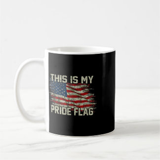 Caneca De Café Esta É Minha Bandeira Do Orgulho Usa Americana 4 D