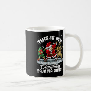 Caneca De Café Esta é Minha Camisa de Natal Dabbing Papai Noel El