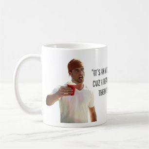 Caneca De Café "Está em um COPO em vez de um cone do sorvete! "