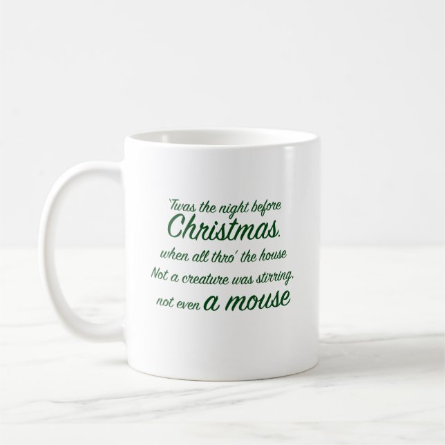 Caneca De Café Esta foi a citação antes do Natal (Esquerda)