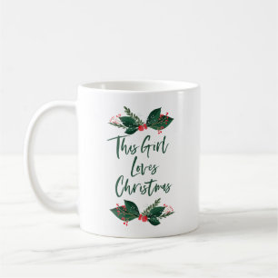 Caneca De Café Esta Garota adora o Natal