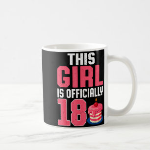 Caneca De Café Esta Garota Está Fazendo 18 Anos, Festa de Anivers