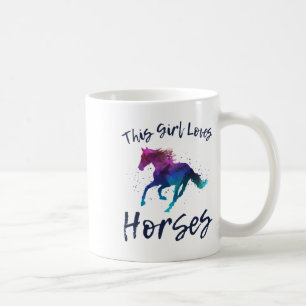 Caneca De Café Esta Menina Adora Cavalos Cavalos Cavaleiros Eques