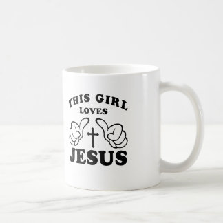 CANECA DE CAFÉ ESTA MENINA AMA JESUS