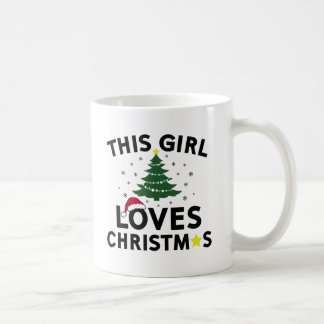 Caneca De Café Esta menina ama o Natal