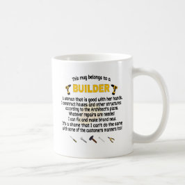 Caneca De Café Esta Mug Pertence A Um Construtor. Presente do Bu