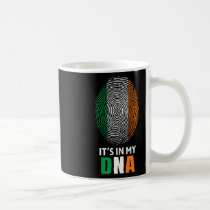 Caneca De Café Está No Meu DNA Irlanda Bandeira Irlandesa Present