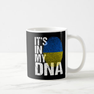 Caneca De Café Está no meu DNA Ucrânia Sinalizador Ucraniano Home
