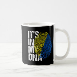 Caneca De Café Está no meu DNA Ucrânia Vintage Retro Ucraniano Uk