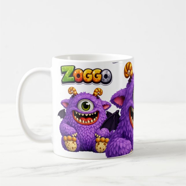 Caneca De Café Esta parte "Zoggo" da Série Mischief Monsters (Esquerda)