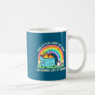 Caneca De Café Esta pequena luz do meme de fogo no lixo de guaxin