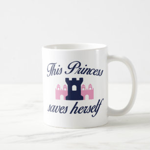 Caneca De Café Esta Princesa Se Salva