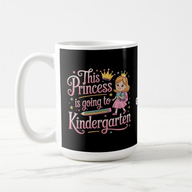 Caneca De Café Esta Princesa Vai para o Juízo do Jardim de Infânc (Esquerda)