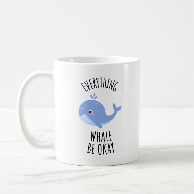 Caneca De Café Está tudo bem. (Esquerda)