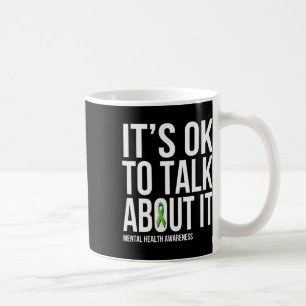 Caneca De Café Está Tudo Bem Falar Sobre Isso Sensibilização Para