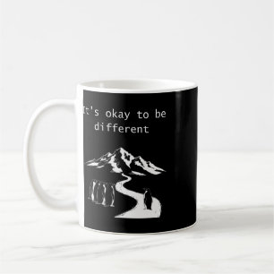 Caneca De Café Está Tudo Bem Não Estar Bem Saúde Mental Poderoso