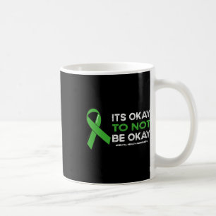 Caneca De Café Está Tudo Bem Não Estar Bem Sensibilização Para A 