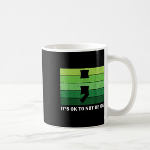 Caneca De Café Está Tudo Bem Não Estar Ok Depressão Saúde Mental