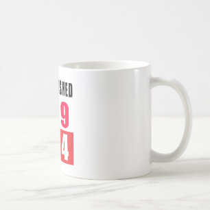 Caneca De Café Estabelecido em 1924