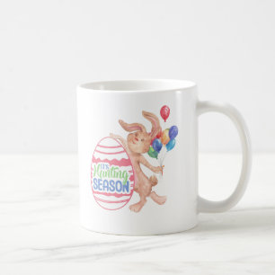 Caneca De Café Estação de Caça Bunny, Páscoa