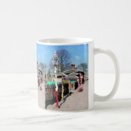 CANECA DE CAFÉ ESTAÇÃO DE COMBOIO ANTIGO