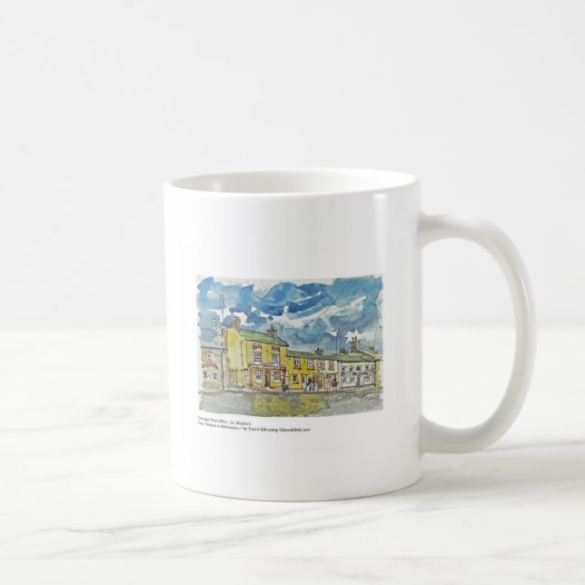 Caneca De Café Estação de correios de Clonegal, Co. Wexford (Direita)