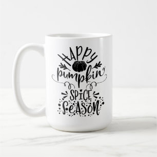 CANECA DE CAFÉ ESTAÇÃO DE ESPICE DE PUMPKIN FELIZ COM PUMPKIN DE