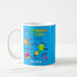 Caneca De Café Estação de Iluminação Vbs 2026 Jesus Luz Do