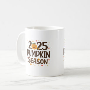 Caneca De Café Estação Pumpkin 2025, outono, Ação de Graças