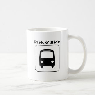 Caneca De Café Estacione e ande