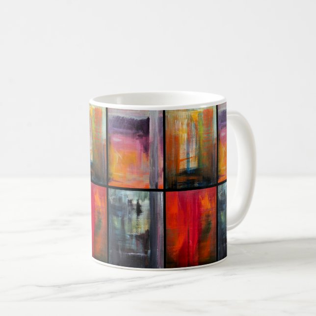 Caneca De Café Estações Pintura de Alfred Fox (Frente Esquerda)