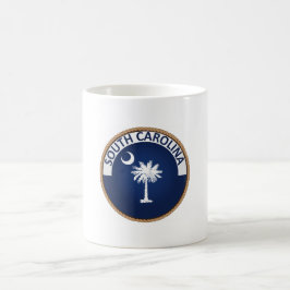 Caneca De Café Estado da Carolina do Sul — Bandeira Seal