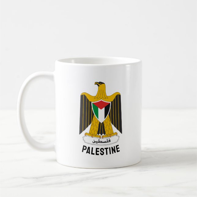 Caneca De Café Estado da Palestina casaco de armas (Esquerda)