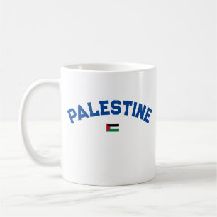 Caneca De Café Estado da Palestina Universidade da Varsity Styl