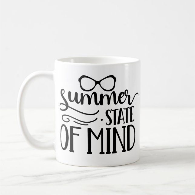 Caneca De Café Estado de espírito do verão (Esquerda)