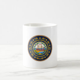Caneca De Café Estado de New Hampshire Flag Seal