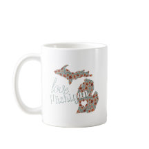 Estado Do Amor De Poppies Michigan Padrão Floral