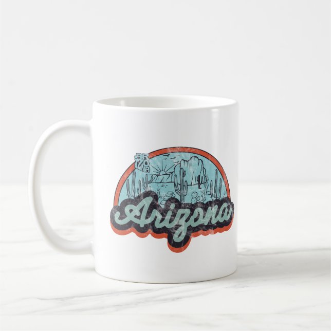 Caneca De Café Estado do Arizona (Esquerda)