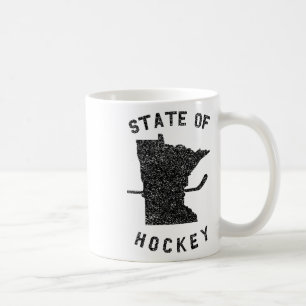 Caneca De Café Estado Do Hockey Minnesota