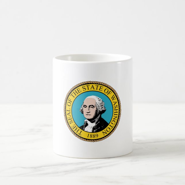 Caneca De Café Estado do pavilhão de Washington (Centro)