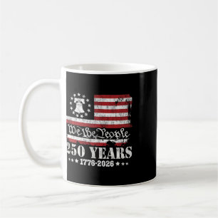 Caneca De Café Estados Unidos 250 Anos 1776-2026 Nós O Povo Sino 
